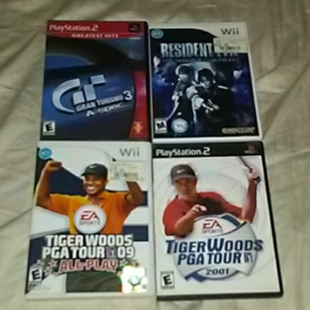 4 ps2 games